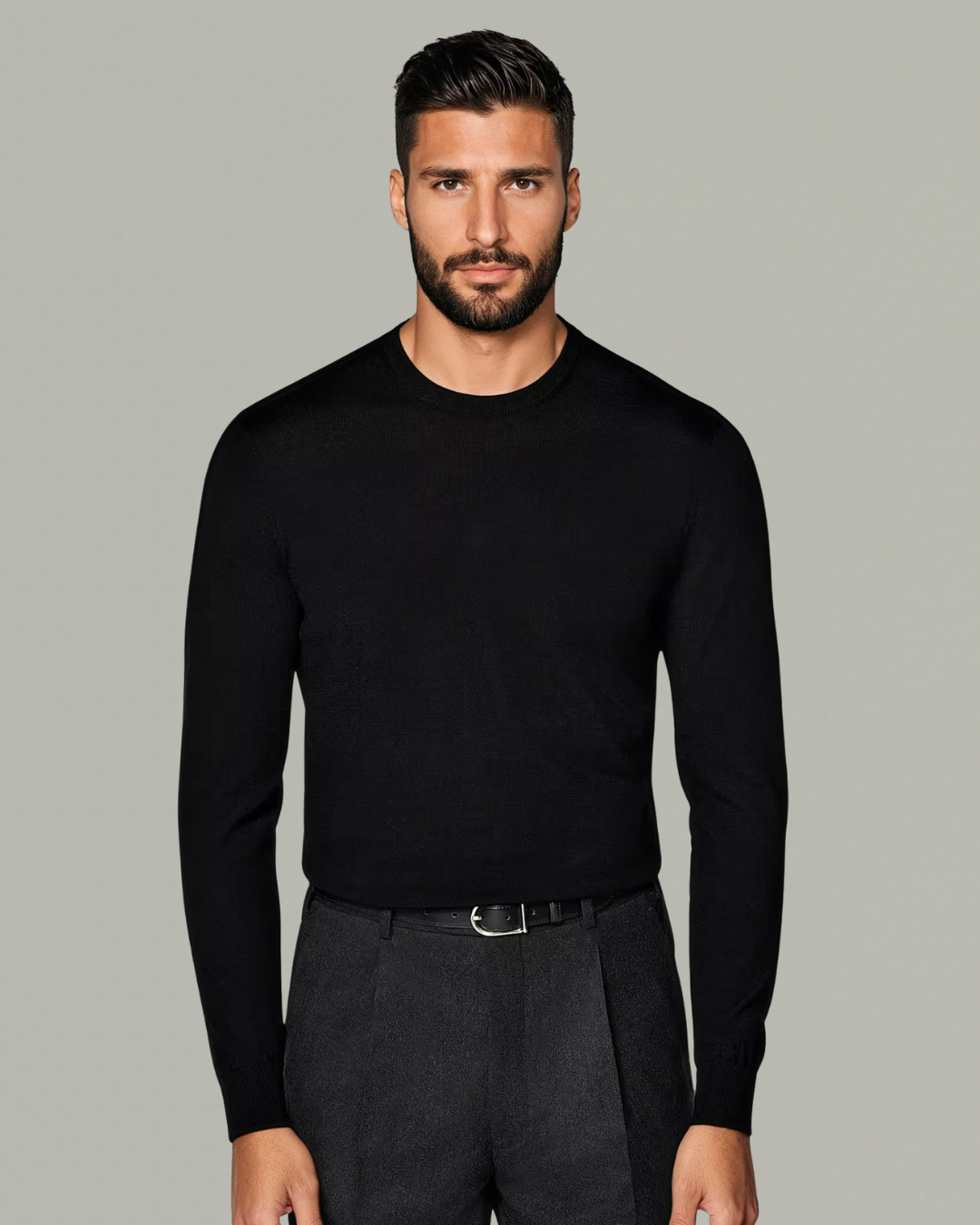 tailor-made sweater black