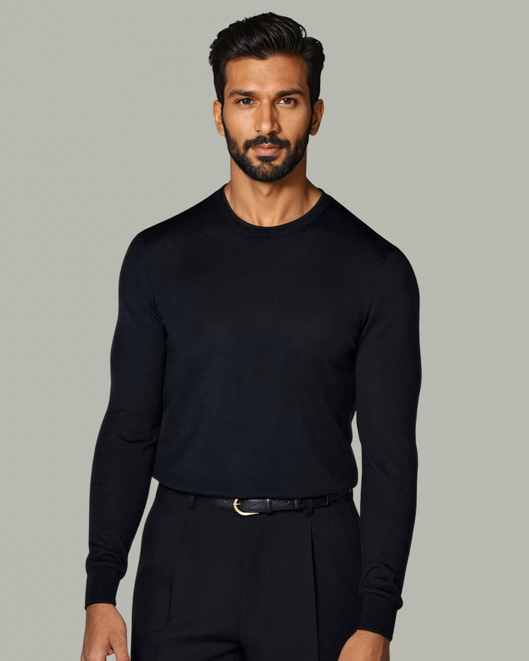 tailor-made sweater navy