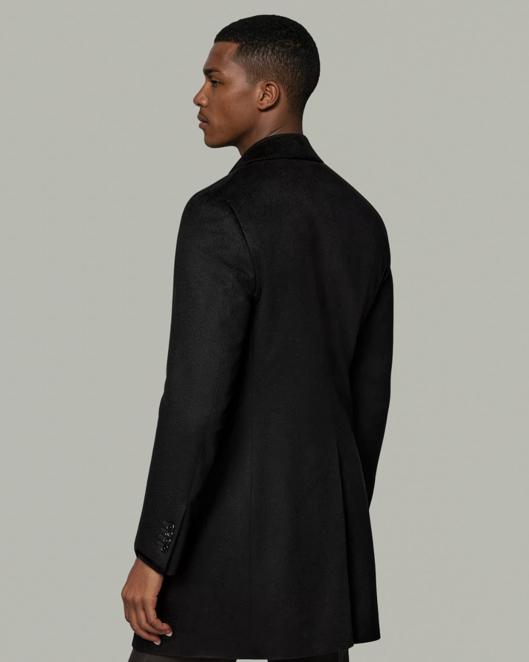 tailor-made coat black