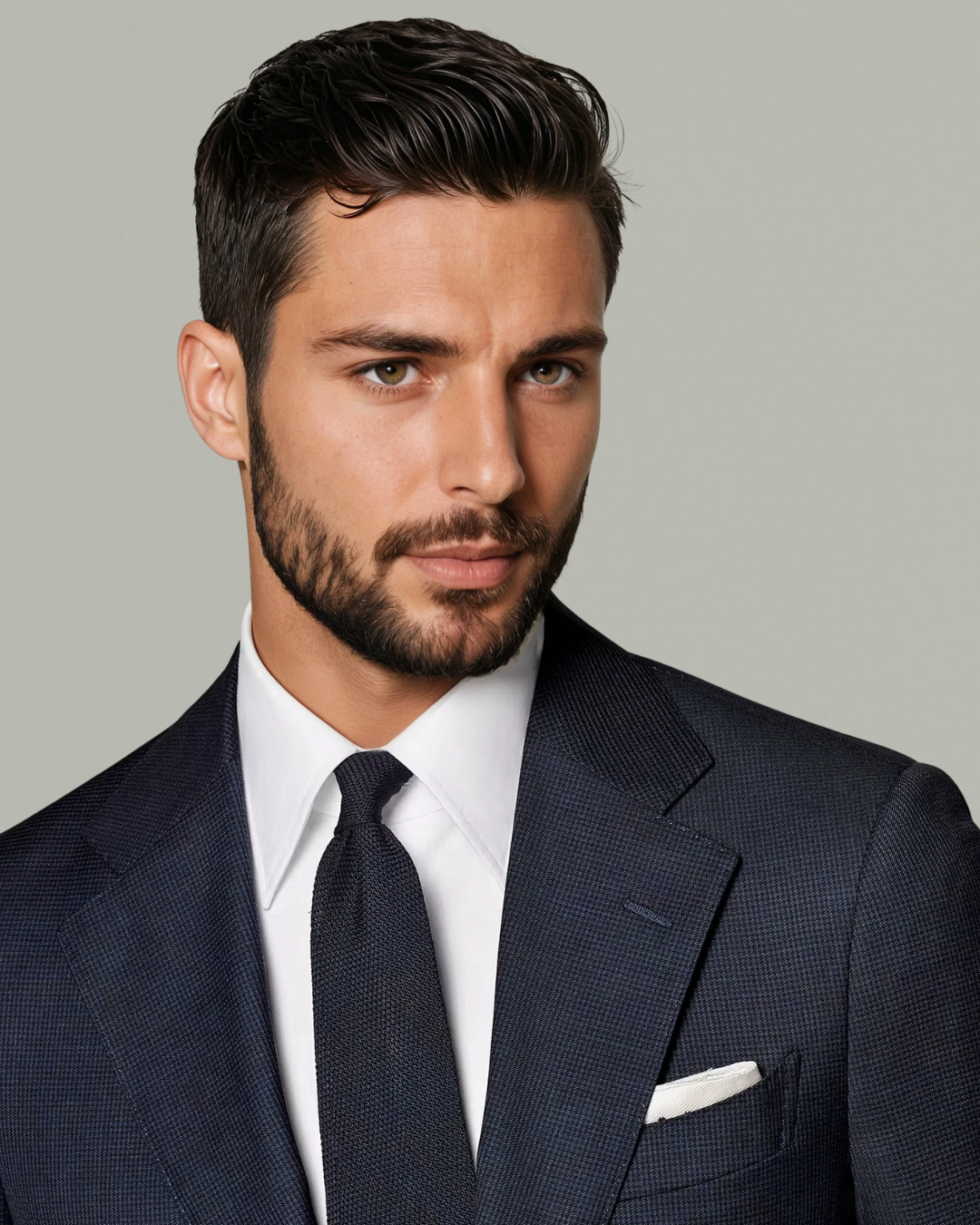 tailor-made suit navy