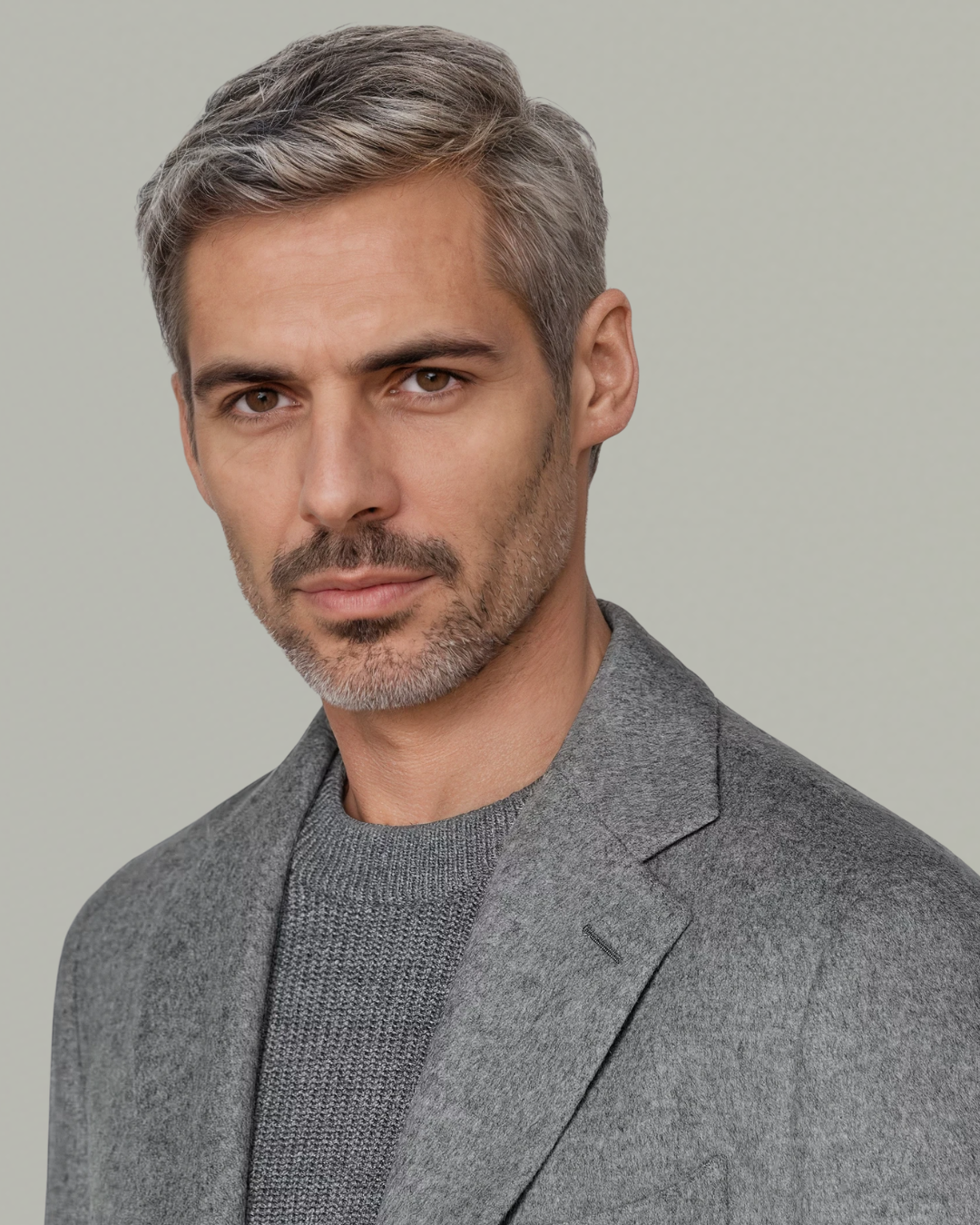 tailor-made coat grey