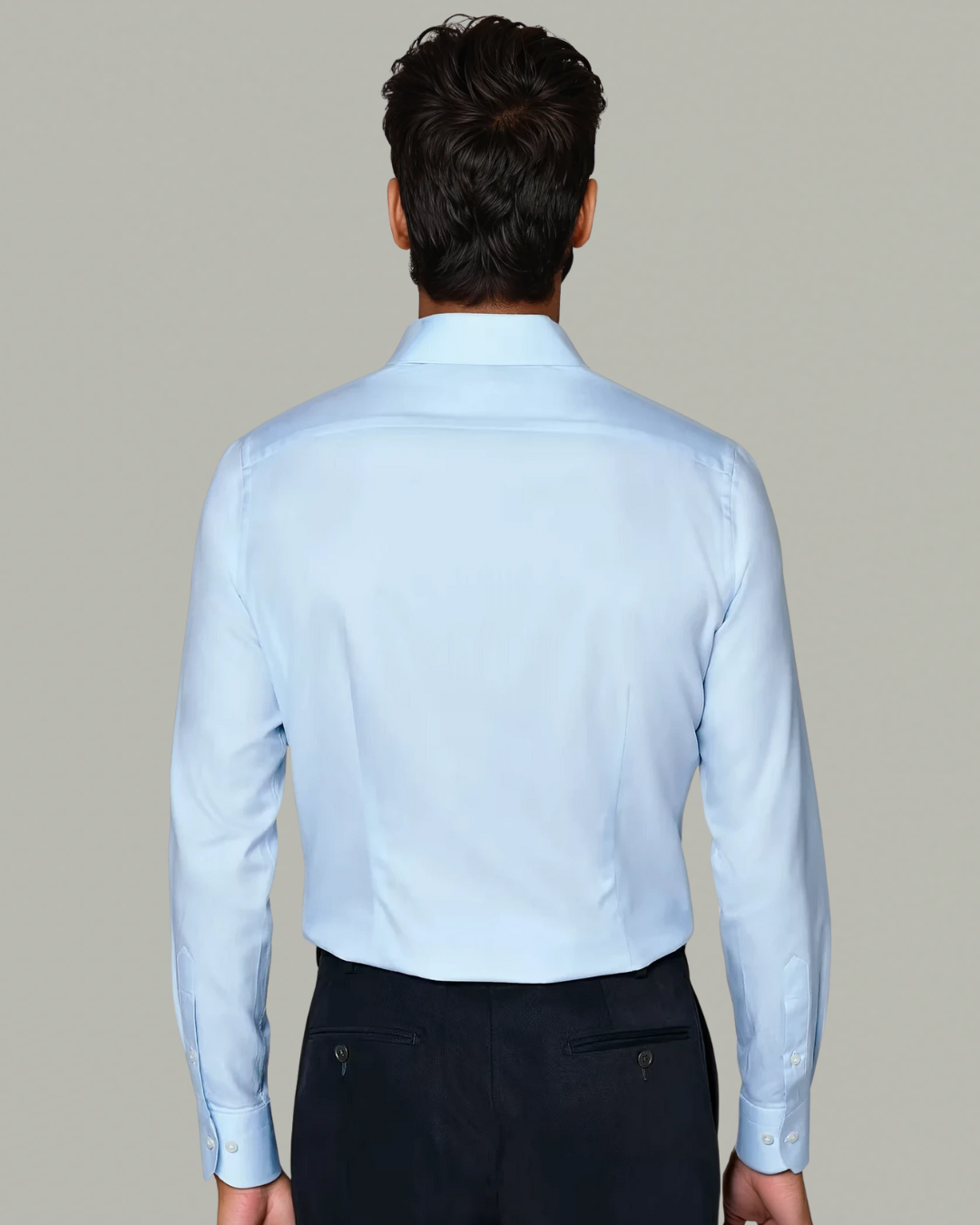 tailor-made shirt blue