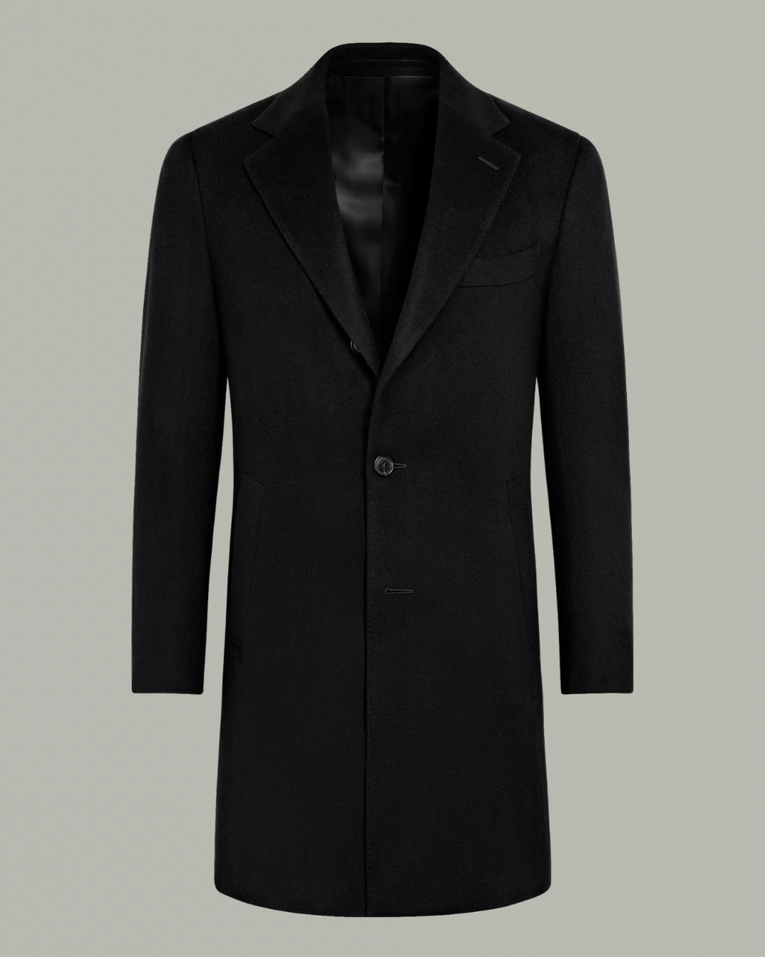 tailor-made coat black