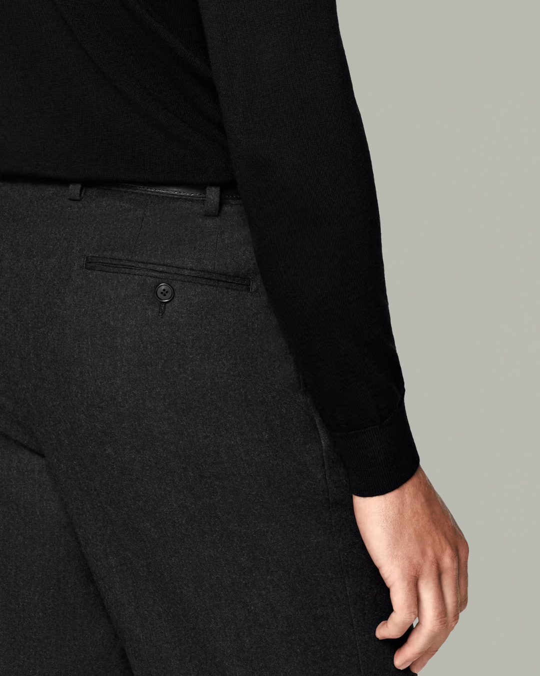 tailor-made sweater black