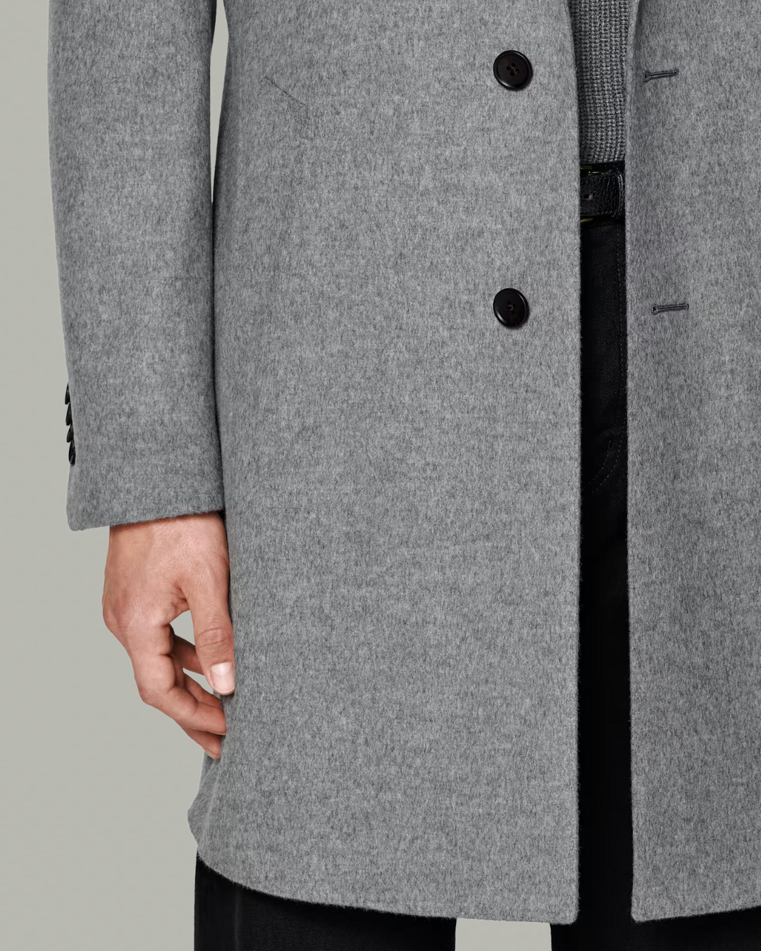 tailor-made coat grey