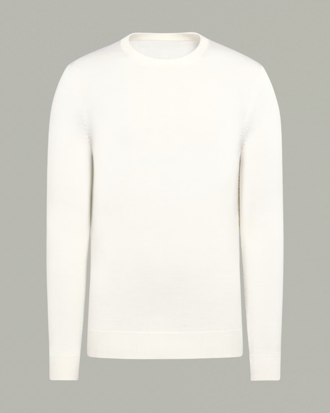 tailor-made sweater white