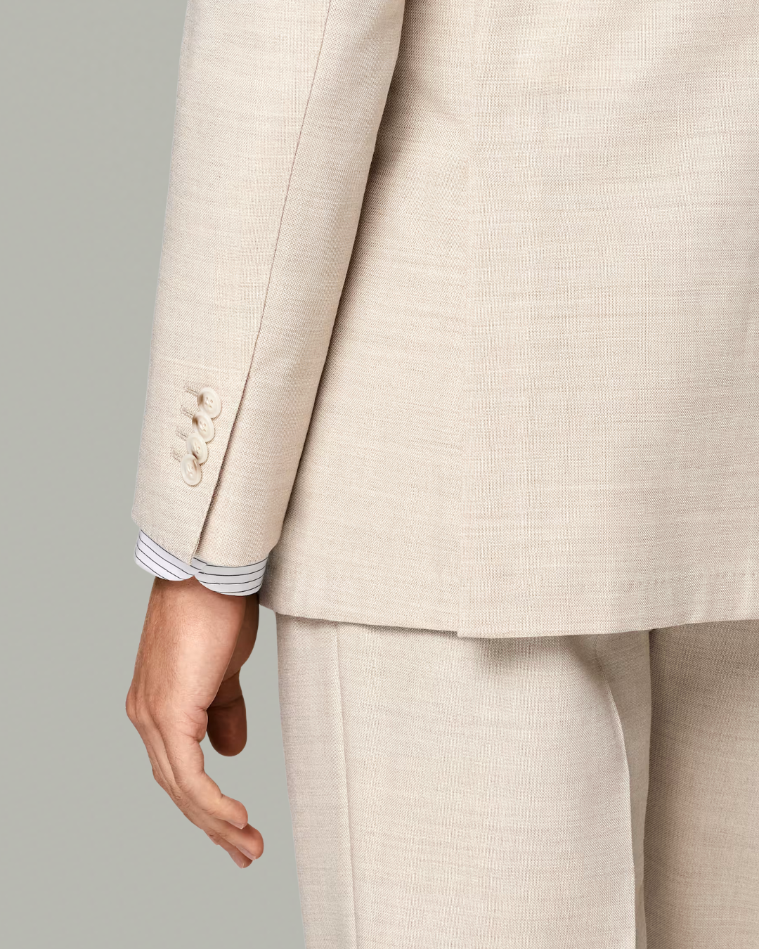 tailor-made suit beige