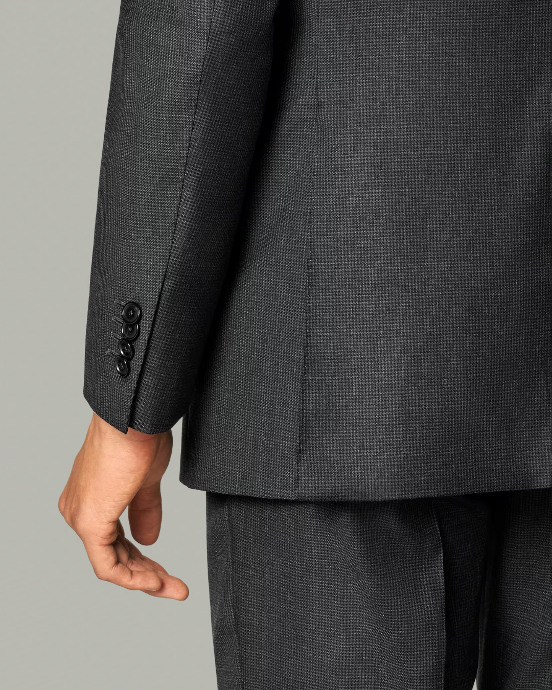 tailor-made suit grey