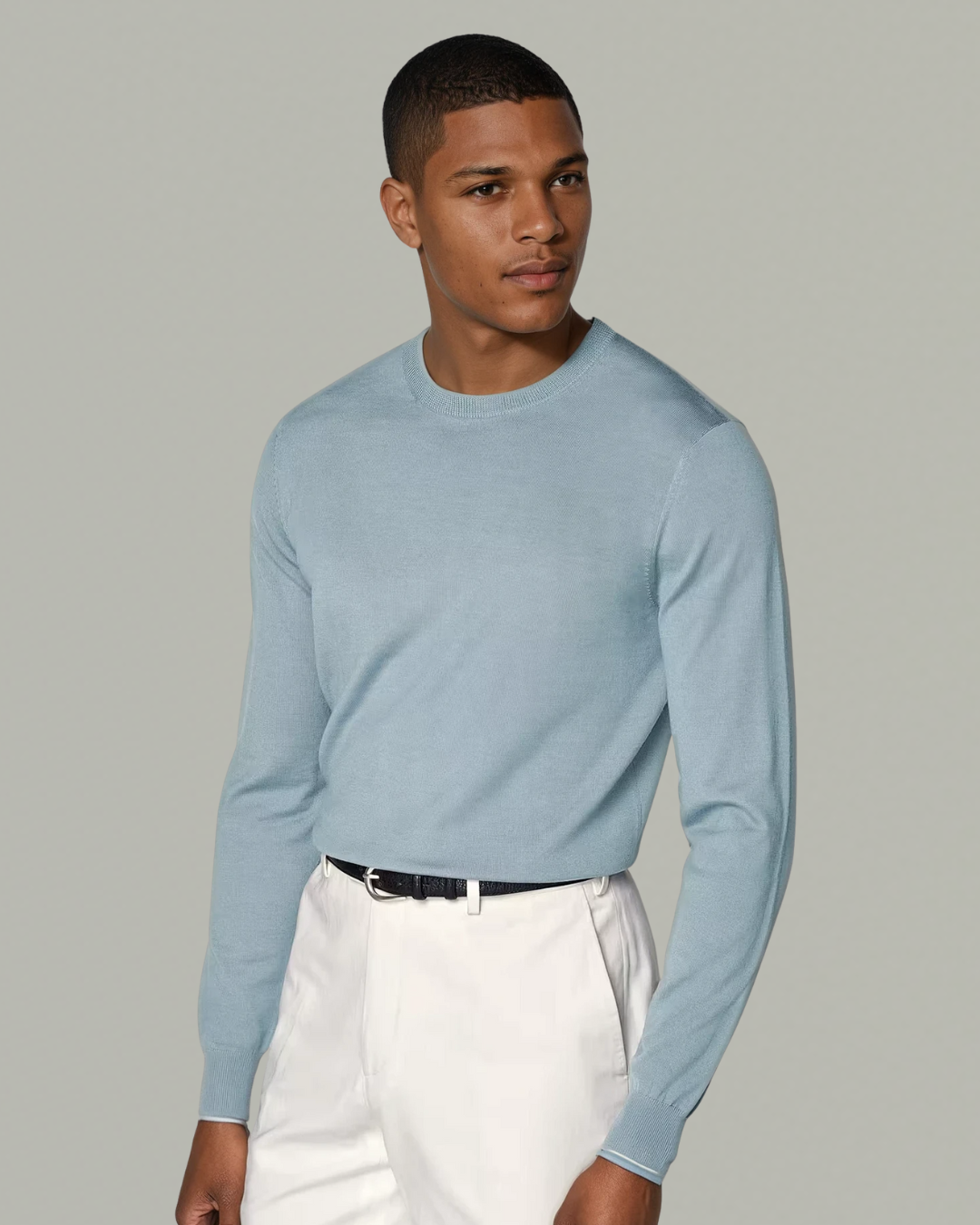 tailor-made sweater blue
